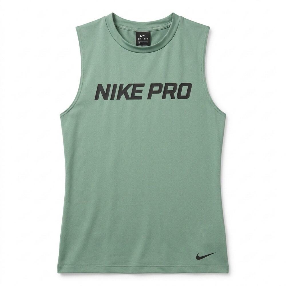Nike PRO Intertwist Sheer Mesh Back Training Dri-Fit Muscle Tank Top Womens Sz S